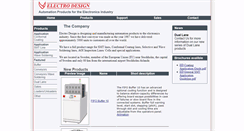 Desktop Screenshot of electrodesign.eu